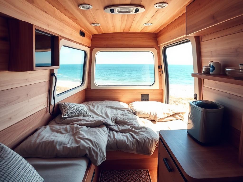 Küchenzeile des Ford Transit auf Teneriffa (El Médano)
